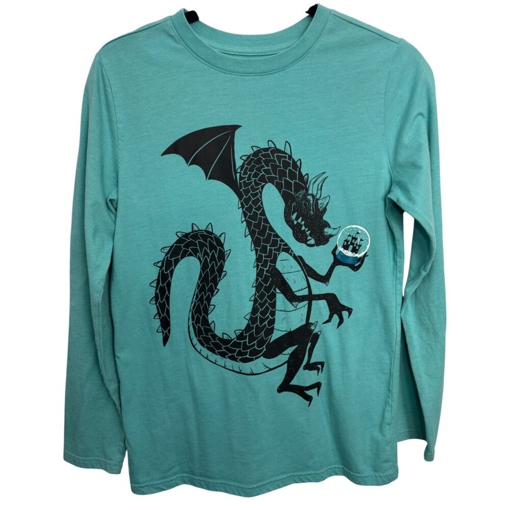 Cat & Jack Dragon Snowglobe T Shirt Size XL 16